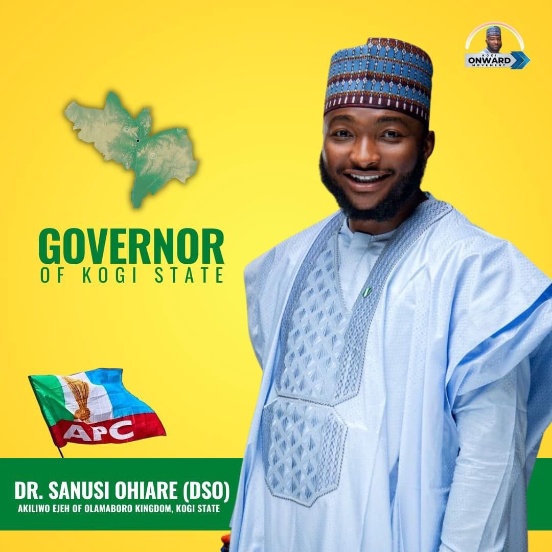 Screened and ready ✅💯

@Sohiare the best Man for the game and the rightful successor to @OfficialGYBKogi **the white 🦁**

Young and Energetic ✅
Accountability ✅
Accessibility ✅
Trustworthiness ✅
Tested ✅

#Nigeriadecides
#TinubuIsOurPresident
#OnwardKogi
#TeamDSO