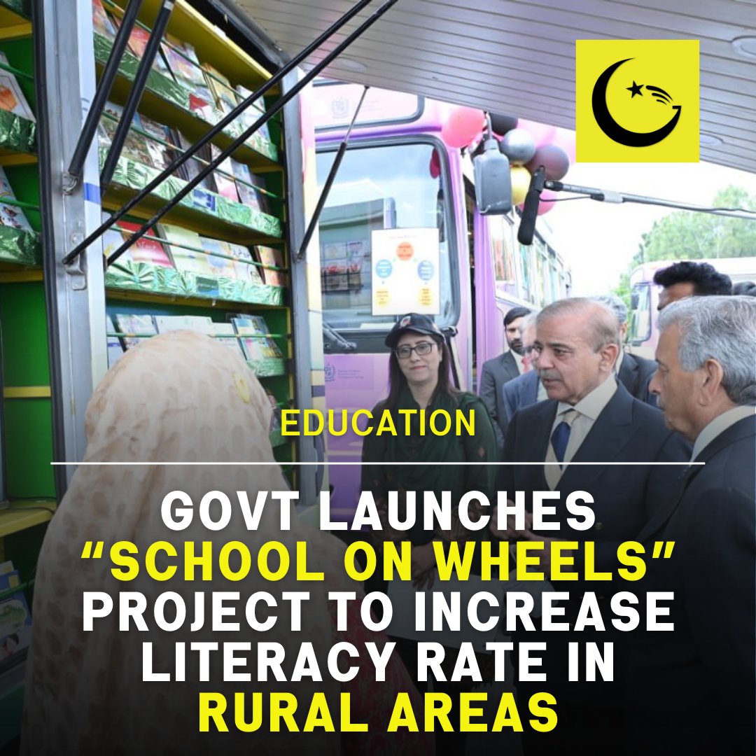 Pakistan Launches “School on Wheels” Project to Increase Literacy Rate in Rural Areas

Read more: goodnews.com.pk/pakistan-launc…

#goodnewspakistan #Pakistan #schoolonwheels #shahbazsharif  #Islamabad