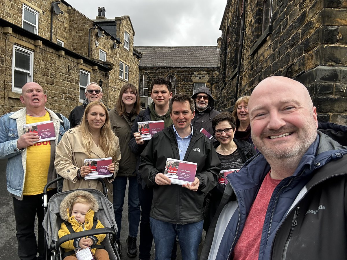 Great day out in #MorleySouth knocking on local folks doors to help understand their priorities for #Morley and a great response on the #labourdoorstep today. So many voters are tired of the status quo. They want change and Morley is ready for change.
