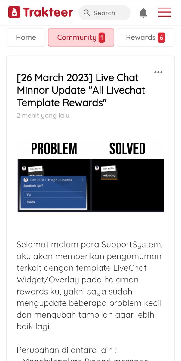 Revernry's tweet photo. 26/03/2023 Update
Link : https://t.co/tAZIpPR8Lb
#VtuberUprisings #livechat #livechatwidget #livechatoverlay #trakteer #vtuberID #Vtuber #vtuberindonesia #streamoverlay https://t.co/ViyJz6OaZs