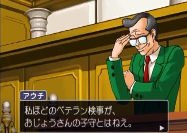 ボリクリが扮装してた逆転裁判の緑の服って誰だったかなと思い出してたけど、こいつか。。いたなーw 