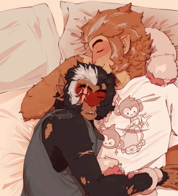 we got the first shadowpeach one, macaque in the moon, yet another shadowpeach one, or perhaps just the first one I ever did for this fandom... hmmmmm  