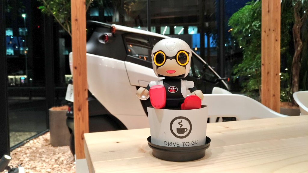 i-ROAD with KIROBOmini.