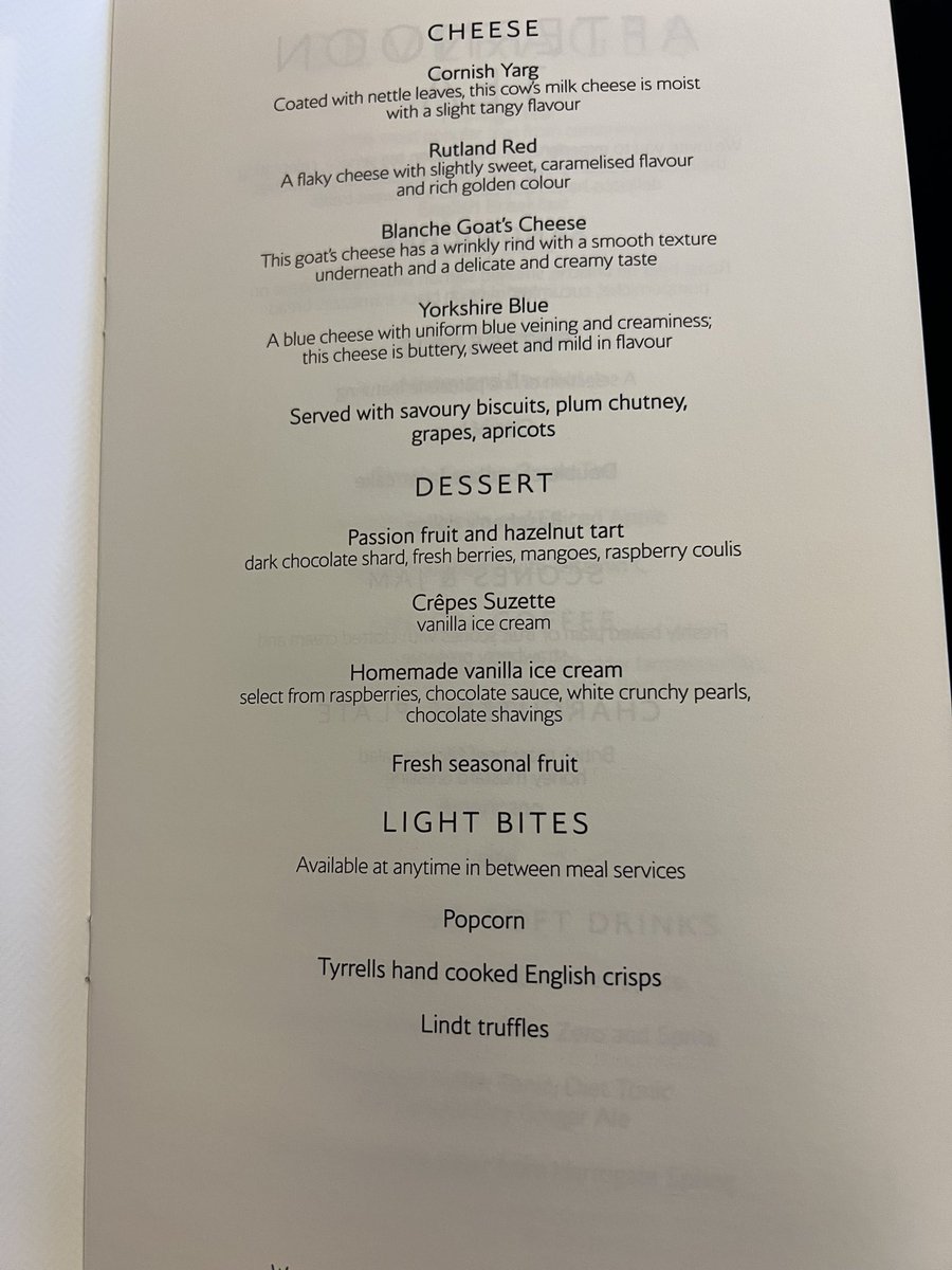 kenpankiewicz's tweet photo. Lunch then afternoon tea on today’s BA193 to Dallas.  Rack of lamb sounds good ! #AvGeek #a380 #BritishAirways https://t.co/1bmHK2dTEO