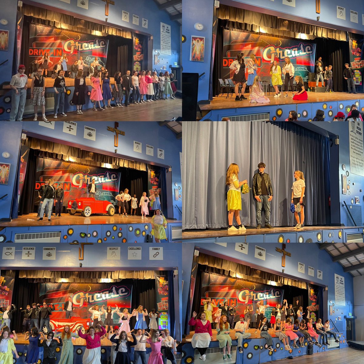 Up &amp; in school at 9.30 on a Sunday?! It can only mean one thing….. it’s TECH REHEARSAL DAY!!!!! #grease <a href="/allsaintsccduk/">All Saints CC</a>