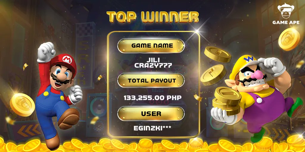 GameApePH's tweet photo. Happy Weekend mga ka GameApe! 🙏🏻 Gusto ko lang ianunsyo sainyo kung sino ang nanalo ngayong linggo sa Weekly Top Winner natin! 🤩 Congratulations!!!🥳 Napakalaki ng panalo niyo! Gusto niyo din ba manalo ng ganito kalaki?? 🙊 Mag register na kayo! 🤩
 #GameApePH #WeeklyTopWinner https://t.co/6BWmOOcB7J