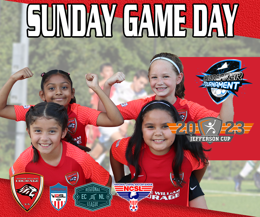 CouragePW's tweet photo. Championship Sunday for the #CourageBoys & #CourageGirls
U9-U14 Boys & Girls Select & Classic - Icebreaker
@JeffCup today ▶️
U15G ECNL-RL 🆚 LI Slammers
U16G ECNL-RL 🆚 Pittsburgh Riverhounds
#FearThePride #TourneyWeekend #CourageSelect #CourageClassic https://t.co/94PDQBHW00