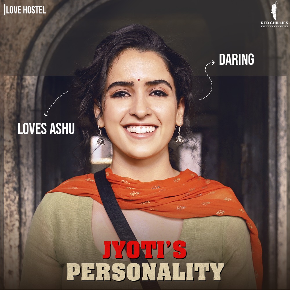 RedChilliesEnt's tweet photo. Iss Love Hostel mein sabki personality savage hai, quite literally. 😌

#LoveHostel #PersonalityTraits #VikrantMassey #SanyaMalhotra #BobbyDeol https://t.co/uqM9P9qvXh