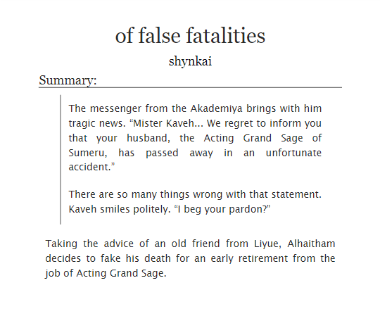ishynkai's tweet photo. another #haikaveh fic complete!

in summary: 
🌱a certain geo archon is a terrible influence
🌱a certain husband suffers the consequences https://t.co/6Z0Q2wh2G7