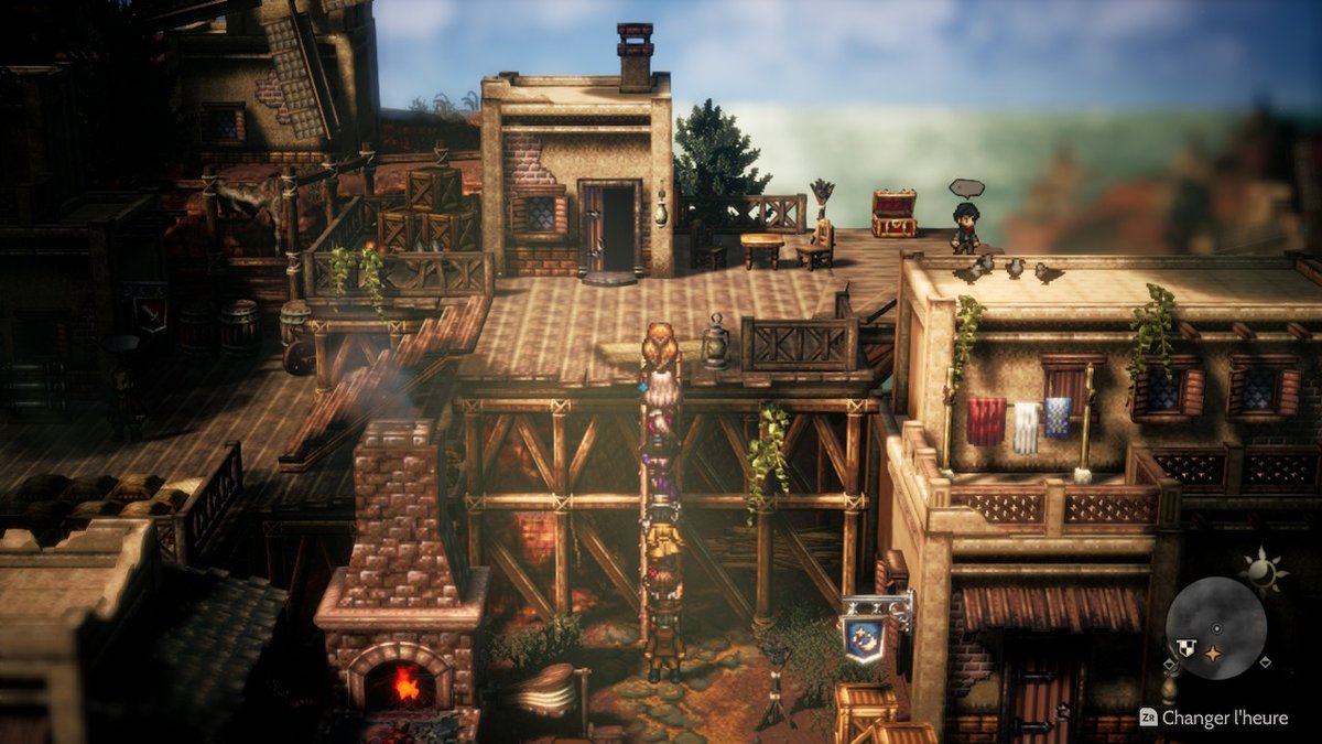 kabuk176's tweet photo. à la queue leuleu #OctopathII #NintendoSwitch https://t.co/MvqOhb4RvR