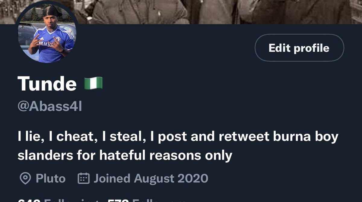 Tunde 🇳🇬 on Twitter "Tag me whenever you see a burna boy slander"