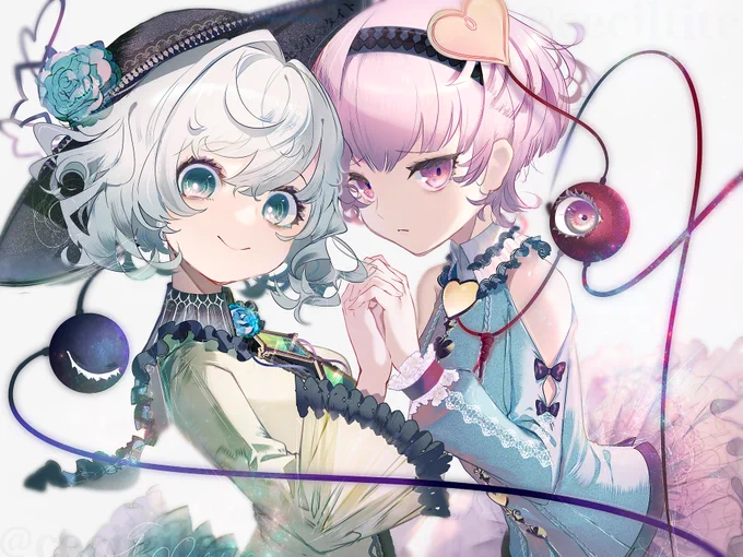 東方 さとりとこいし 