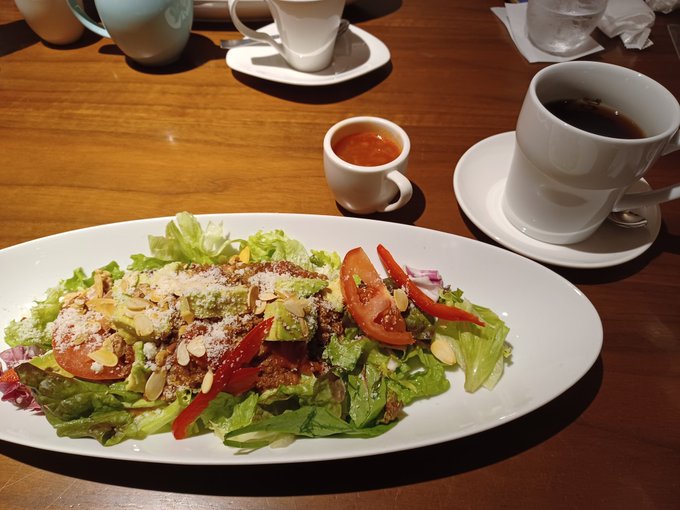 むさしの森珈琲店で金沢の友達と食事☕オシャレだしめっちゃ美味しかった😋✨ 