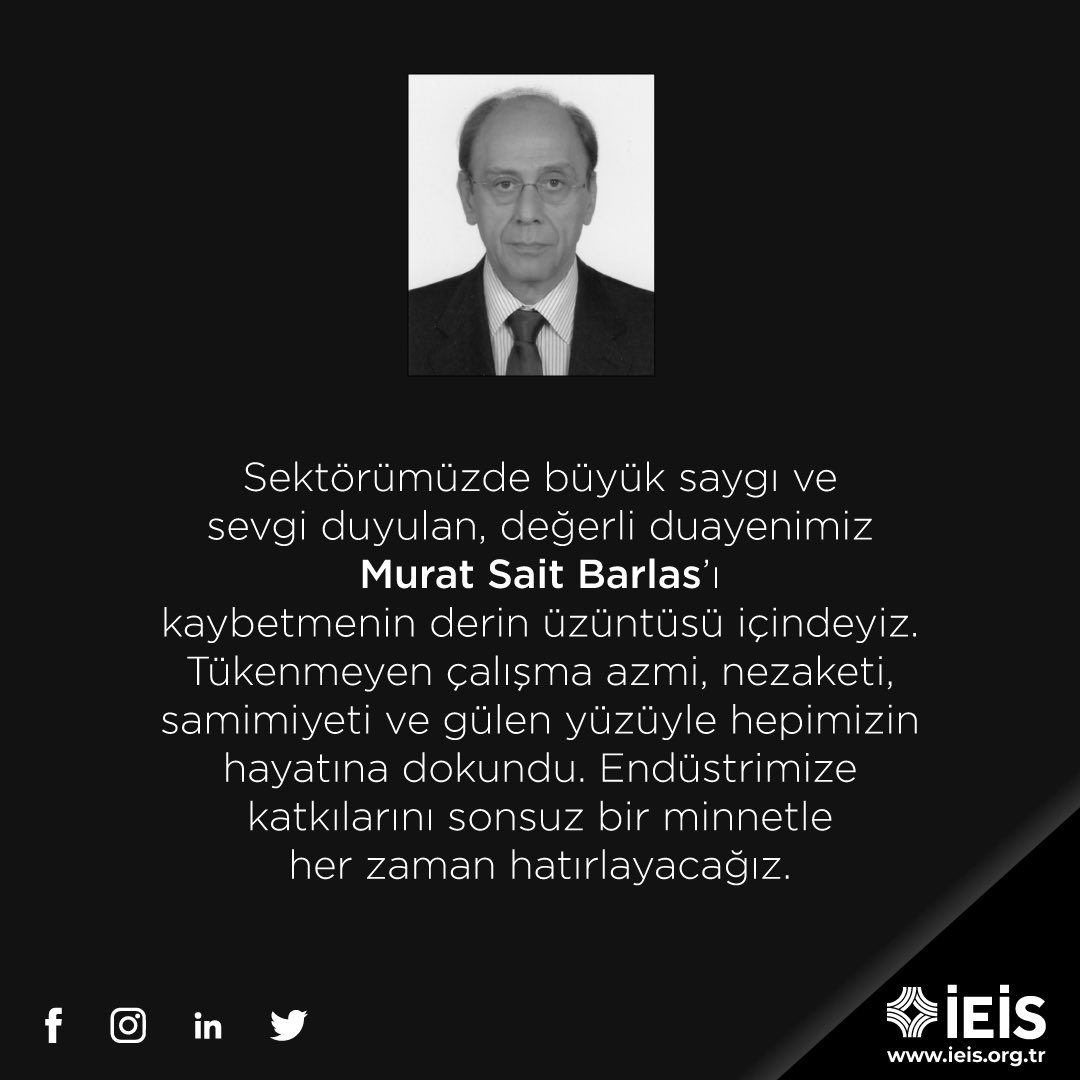 Merhuma Allah’ta rahmet, Barlas ailesine ve sektörümüze başsağlığı ve sabır dileriz.