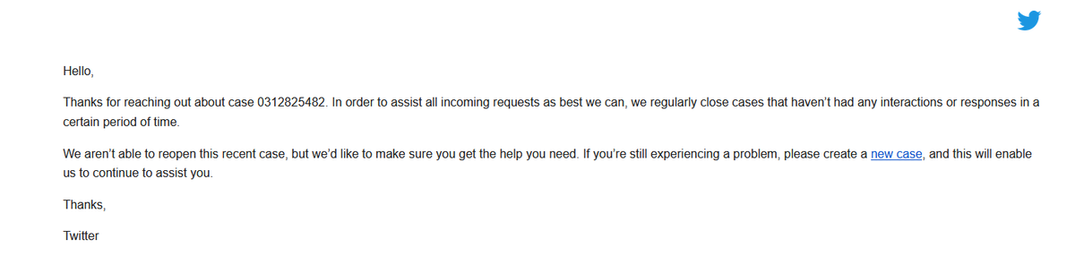 SenEchoCat's tweet photo. Update, this morning I have been getting emails of twitter support.. more or less looping me back to the same forms I am refilling and doing a vicious cycle..

I hope this just means there is actually more tickets.. Also apparently the first one was "Closed"..? https://t.co/wVY6i8FKvU