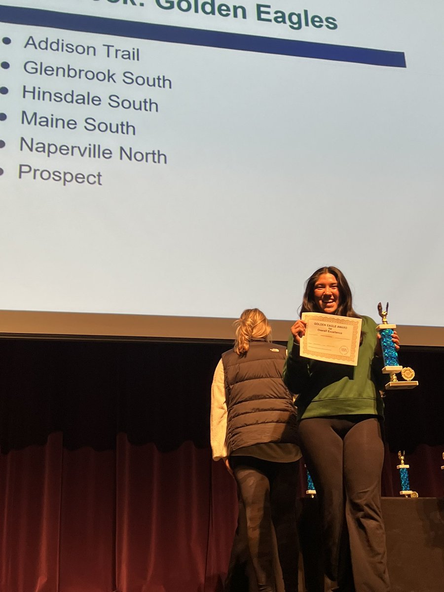 ATyearbookHS's tweet photo. We won our first golden eagle for the 2021-22 book at NISPA on Friday! Couldn’t be prouder of all the kids who worked this! https://t.co/kIPk6gWwbv
