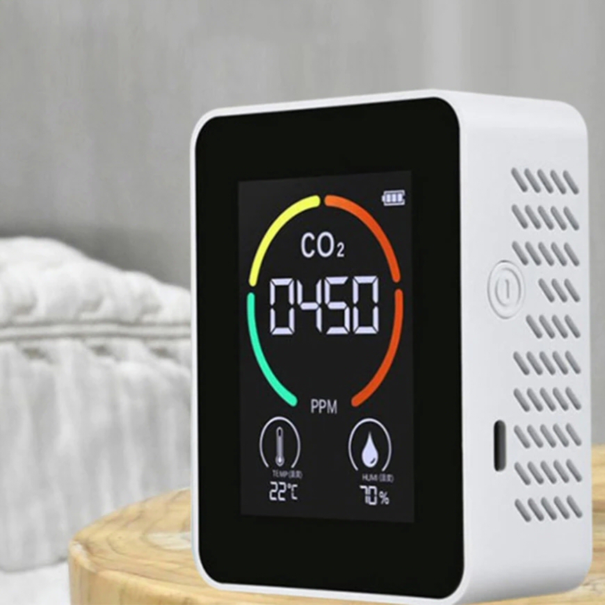 Tienda8's tweet photo. $9900 Monitor De Calidad Del Aire CO2, Termómetro e Higrómetro, Recargable
Este dispositivo es un monitor de "calidad del aire" que detecta dióxido de carbono (CO2), temperatura y humedad. https://t.co/tFQxNp0eqp Caupolican 321, Local 8, Concepción https://t.co/ZVeYn1YOdf