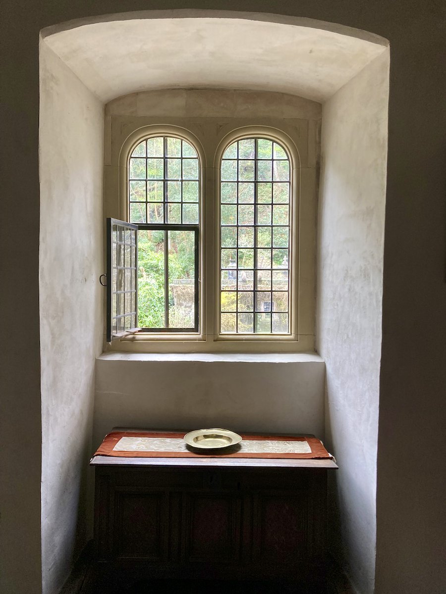 Alone in the old house today, slipping between centuries. Windows thrown open to the blossom-scented air. The past as fleeting as breath on glass.