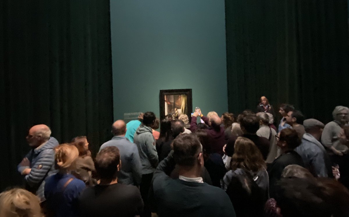 KitingFree's tweet photo. L’exposition du siècle: #vermeer a Amsterdam. Une grande émotion de voir ces trésors de l’humanité réunis devant ses yeux ! https://t.co/PNaSXRNaCW
