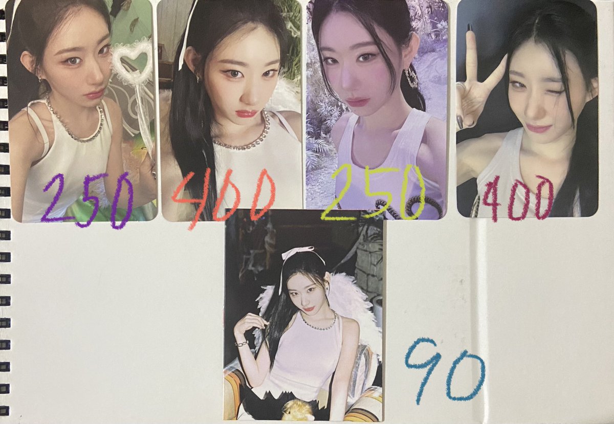 있지 itzy 체셔 cheshire lfb ph

WTS Sell✅

Chaeryeong Angel/White photocards set - Php 1,390 (Php 1,300 payo)

Onhand
Album pcs are fresh pulls
Long dop ✅
Tingi ✅

예지 리아 류진 채령 유나 yeji lia ryujin chaeryeong yuna makestar lucky draw soundwave