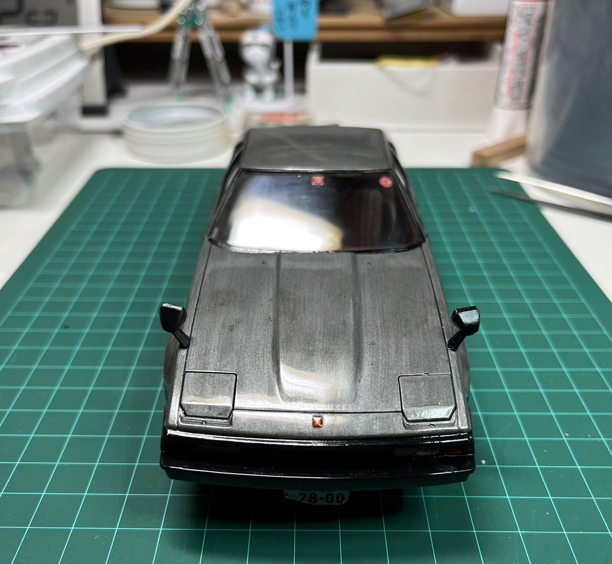 KazuxH's tweet photo. #タミヤ 
#セリカXX

約40年前（当時中学生）に製作
トーゼン筆塗りでムラだらけ😅
でも作るのが楽しかったな
少々手直ししてクリヤー吹いてみたけどムラはそのままや🥹

当時のタミヤはミニバイクのおまけが良かったのにな🤔
ミニバイクだけ500円ぐらいで再販してほしいわ https://t.co/m8KPifHX8I