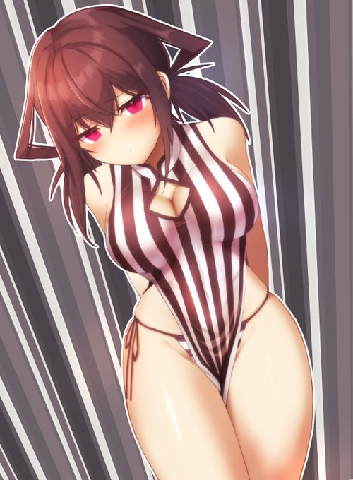 手癖でストライプさん 