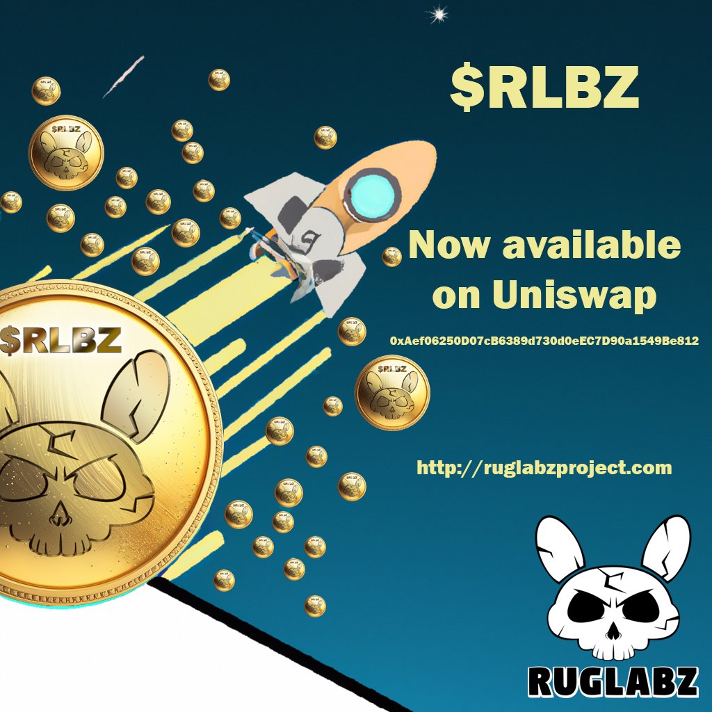 RugLabz's tweet photo. 📣Wow we are having a $RLBZ buy Giveaway competition in the @RugLabz server 🪙🪙🪙

Jump into the discord to find out more! 
https://t.co/SwqdSUbVwP

https://t.co/zosAiICy9m

Because who doesn't love free money 💰
Community strong always 💙

#lowcapgems #x1000gem #eth #erc20 #nft https://t.co/fJEkFfO5yr