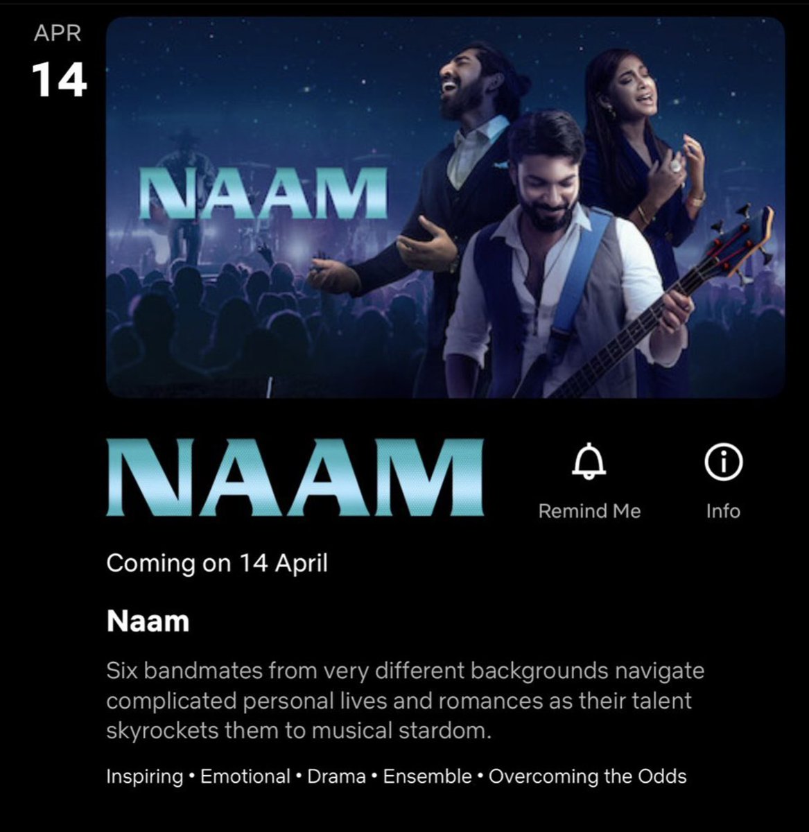 suria_velan's tweet image. With all your blessing, #naam on NetflixIndiaOfficial from April 14th ! Thanking you all for the crazy love and support ! One Love One Life, One more time ! #threesixzero #enakkumattum #oneloveonelife #allipookal #unnenenachaen #adipenne #dadslove