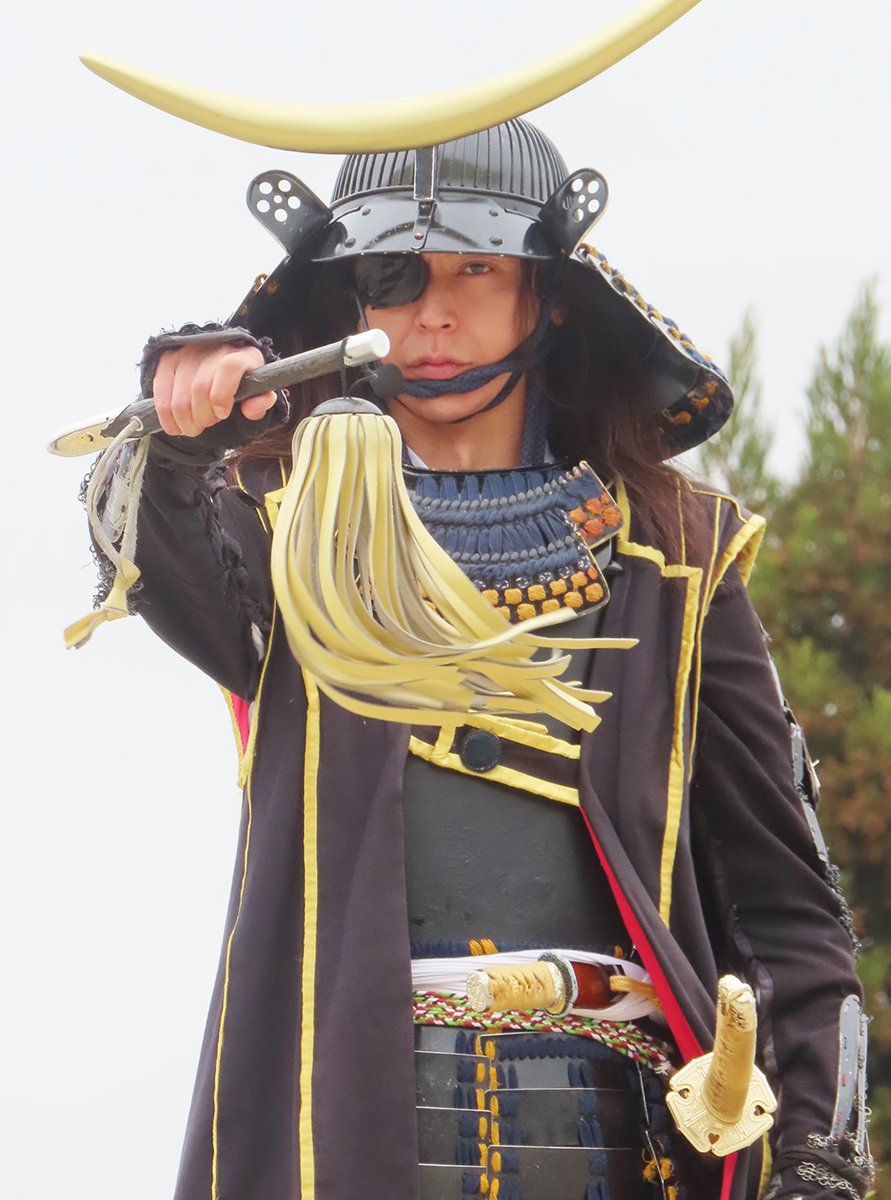 「見る度にカッコいいなと思う我らの殿 熱演ありがとうございます#伊達武将隊演武まつ」|藤枝　とおるのイラスト