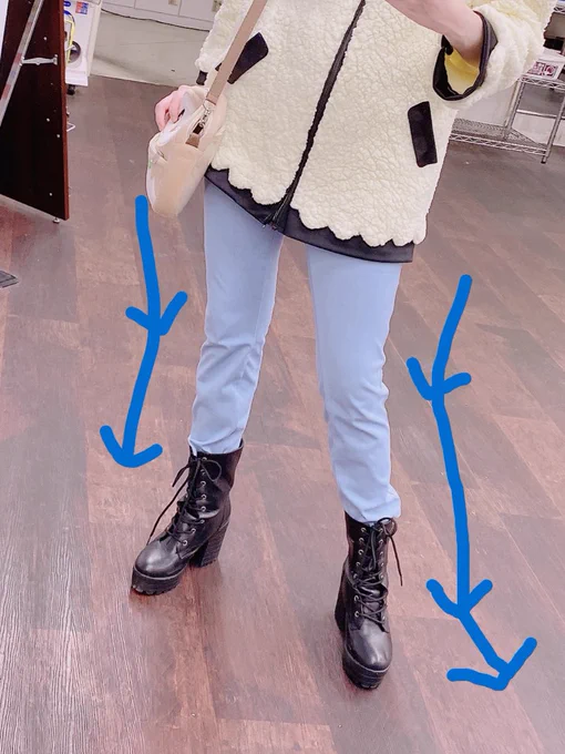 男装する時、足意識して開いても女の子っぽくなる問題 教えて貰って解決した!私の骨格の都合?で①足を外側に開いても膝が内に入る②まっすぐしてるはずの方の脚が反るっぽかったんだよね痛いしちょっと無理があるけどひざの向きを無理矢理ストレートにすると男の子になったよ 