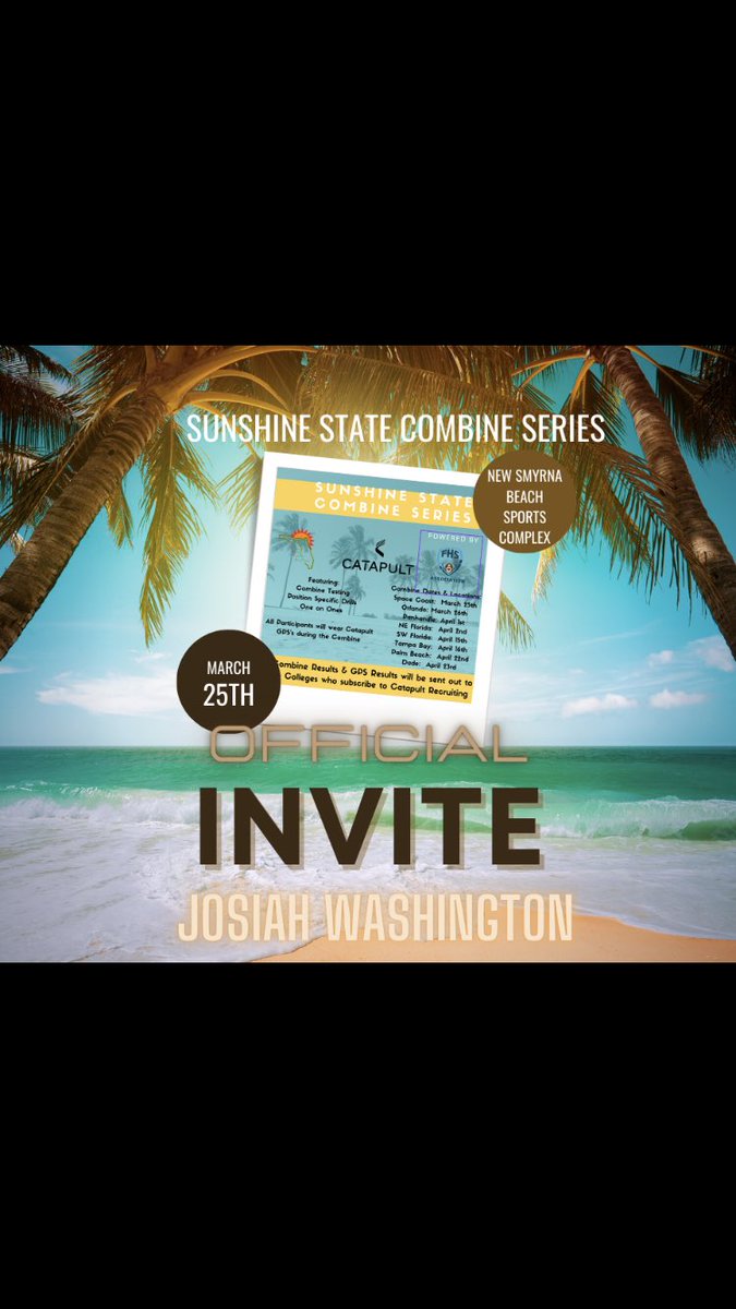 Josiah Washington (@washingtonjo14) on Twitter photo Great full for the Opportunity to go to this camp <a href="/SSCombineSeries/">Sunshine State Combine Series</a> <a href="/FHS7v7A/">FLORIDA HIGH SCHOOL 7v7 ASSOCIATION</a> and <a href="/FACACoach/">FACA</a> Great full for the Opportunity to go to this camp <a href="/SSCombineSeries/">Sunshine State Combine Series</a> <a href="/FHS7v7A/">FLORIDA HIGH SCHOOL 7v7 ASSOCIATION</a> and <a href="/FACACoach/">FACA</a>