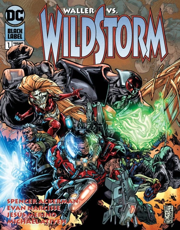 wildstormaddict's tweet photo. Counting down the variant covers to Waller vs. Wildstorm #1 (March 28th) by @attackerman 

Cover B Eric Battle Variant #comics #comicbooks https://t.co/5A38KqkJwU