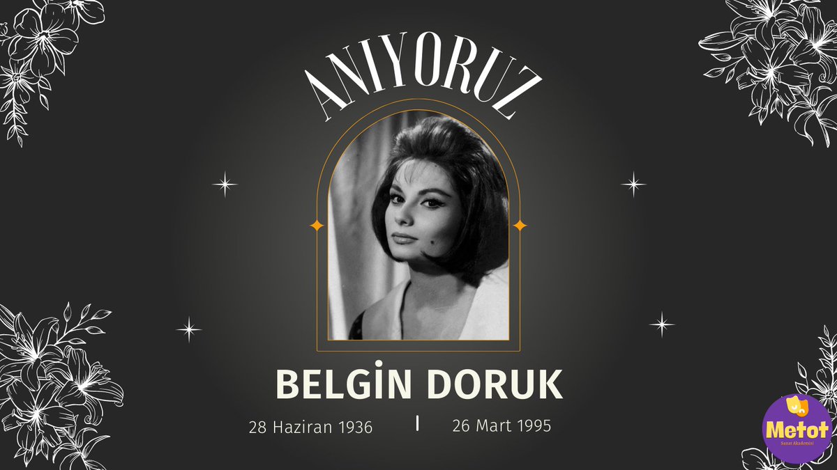 Belgin Doruk'u aramızdan ayrılışının 28. yılında özlemle anıyoruz.

#belgindoruk #sanat