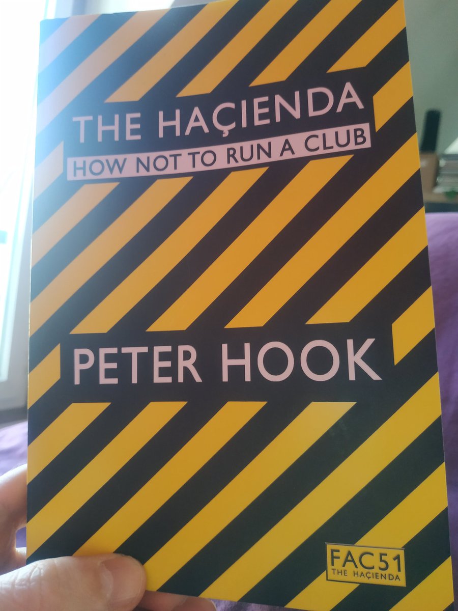 Sunday, the perfect day to get some culture... Thanks to @peterhook 
Great decoration item also.
#haçienda #factory #fac51 #peterhook #completechaos
