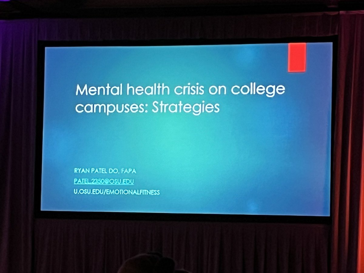 OzarksTechAVC's tweet image. My first breakout session at @hlcommission Understanding how to serve students in their mental health journey while earning a degree is critical work. #hlc2023