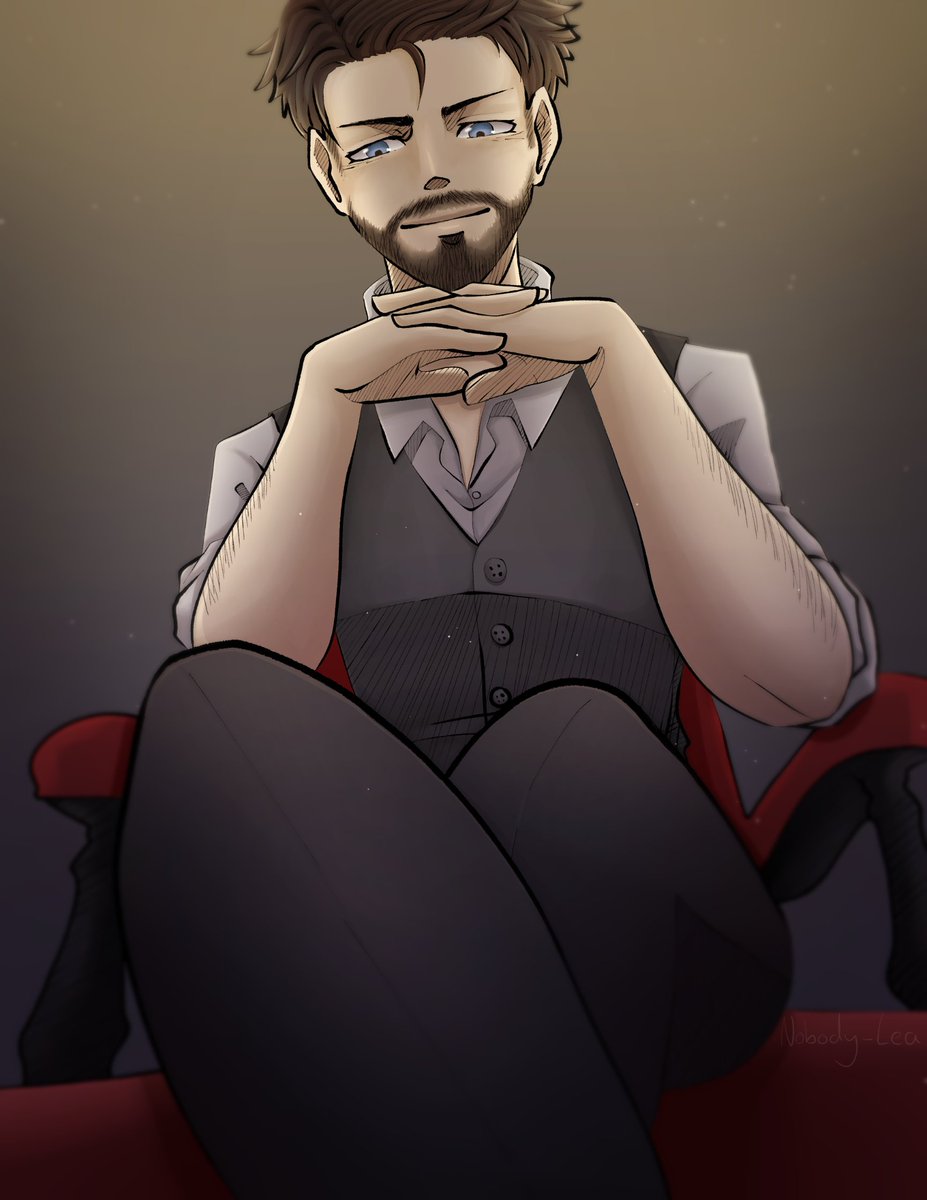 Nobody_Leaa's tweet photo. Finished drawing @JoshStrifeHayes while watching his old school RuneScape stream 
I love drawing suits https://t.co/rY2q6Rmqso