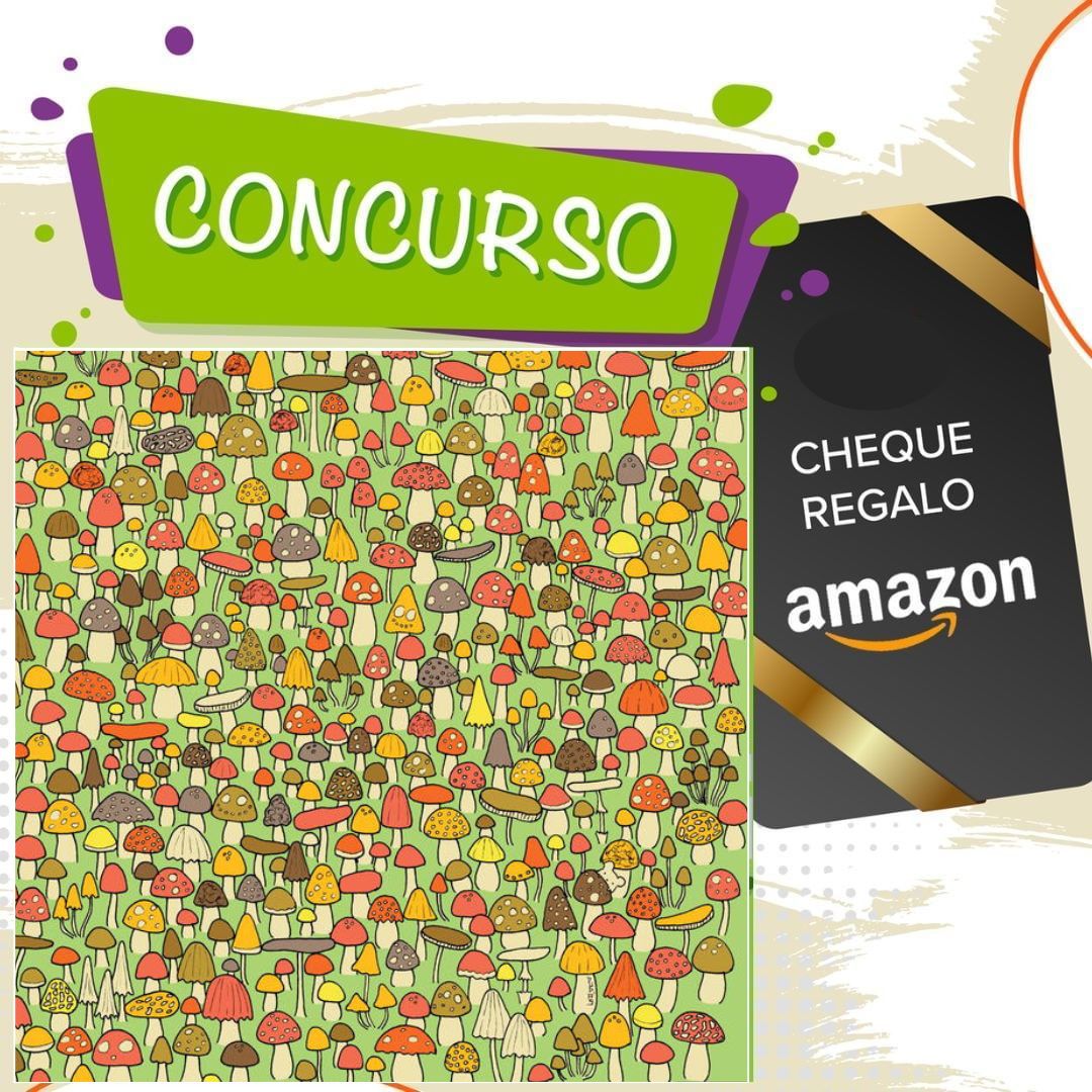 🔴 NUEVO CONCURSO 🔴 ¿Cuál es el animal oculto entre las setas? 
👉 Responde escribiendo el nombre correcto
👉Haz Retuit 🔁 en la publicación y... ¡GANA 50€ en AMAZON!
Tienes hasta el  el 29/03/23 las 23:55h (CET) para participar