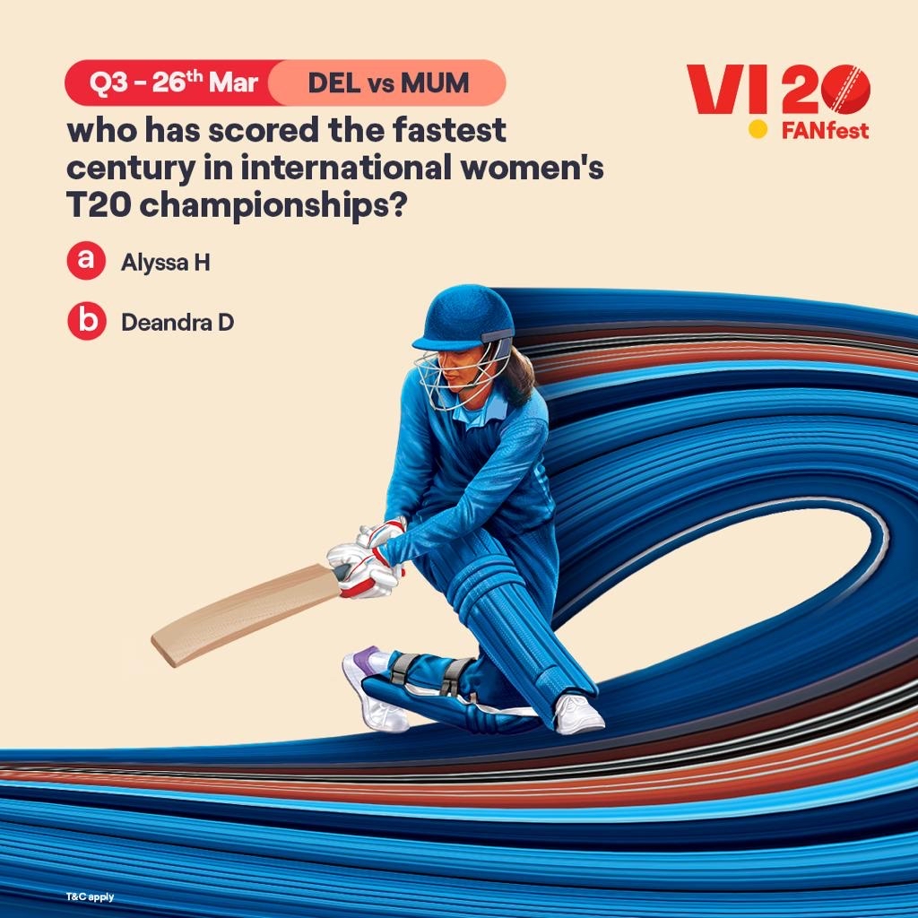 ViCustomerCare's tweet photo. Get in on the action now. Comment the right answer with #Vi20FANfest &amp; stand a chance to win big – an iPhone every match. And 50 participants of the season to answer correctly will stand a chance to win Bluetooth headphones, GoPros, gift vouchers &amp; more. So, howzat! #ContestAlert https://t.co/imLjBi9Vs6