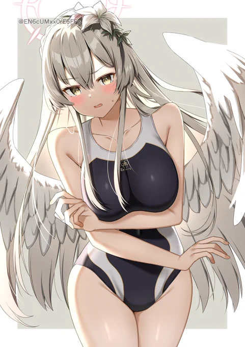 水着ナギサ#ブルアカ 