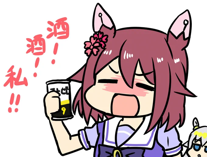 どうしてもこうしか聞こえなかった。#ウマ娘 #ゲームウマ娘 #ウマ娘プリティダービー #サクラチヨノオー 