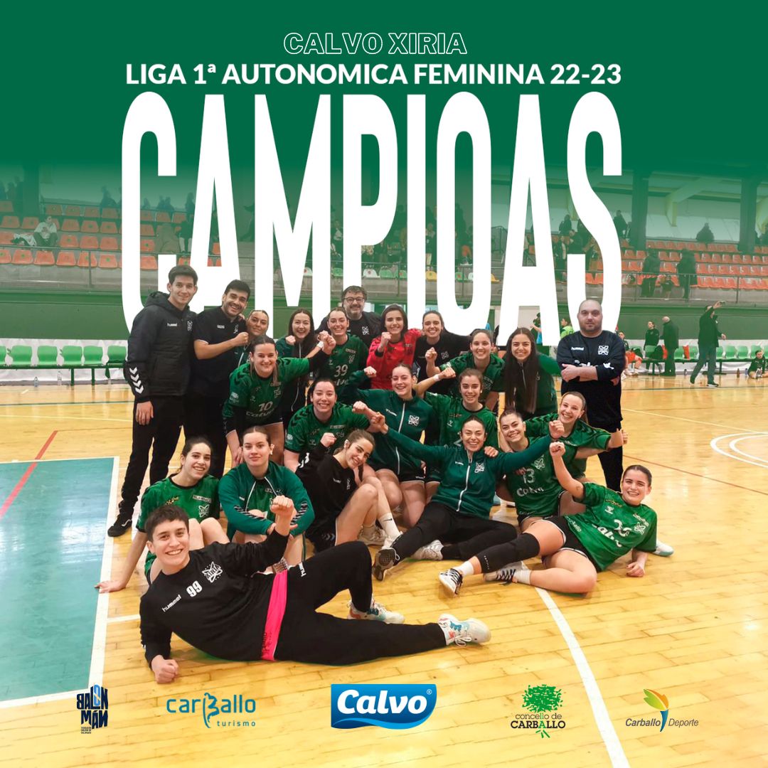 Calvo Xiria Campioas de Liga 1ª Autonómica feminina!