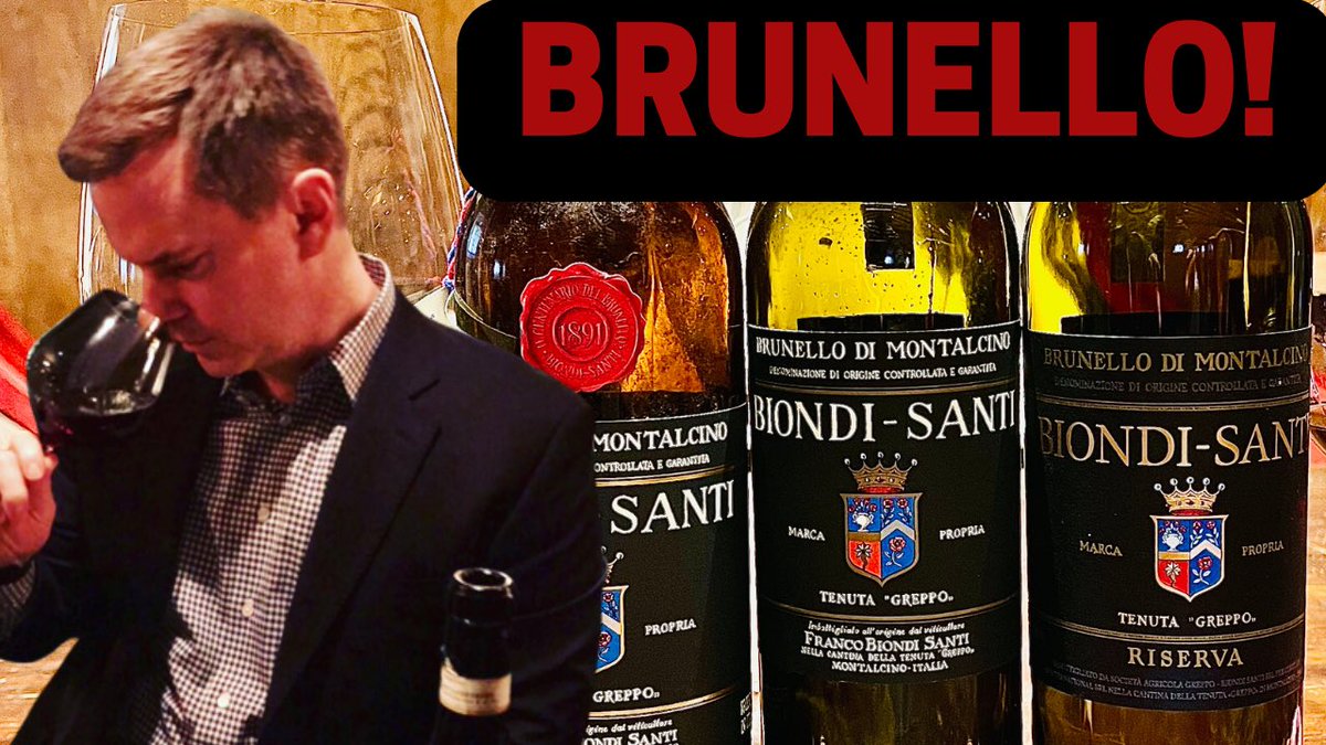 This week’s video is a deep dive into Brunello di Montalcino and 5 of my favorite producers from that region!

youtu.be/2hsBf1Wg-p0

#brunellodimontalcino #brunello