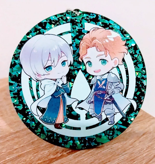 初めてシェルフレークにしてみたけどきらきらだ 