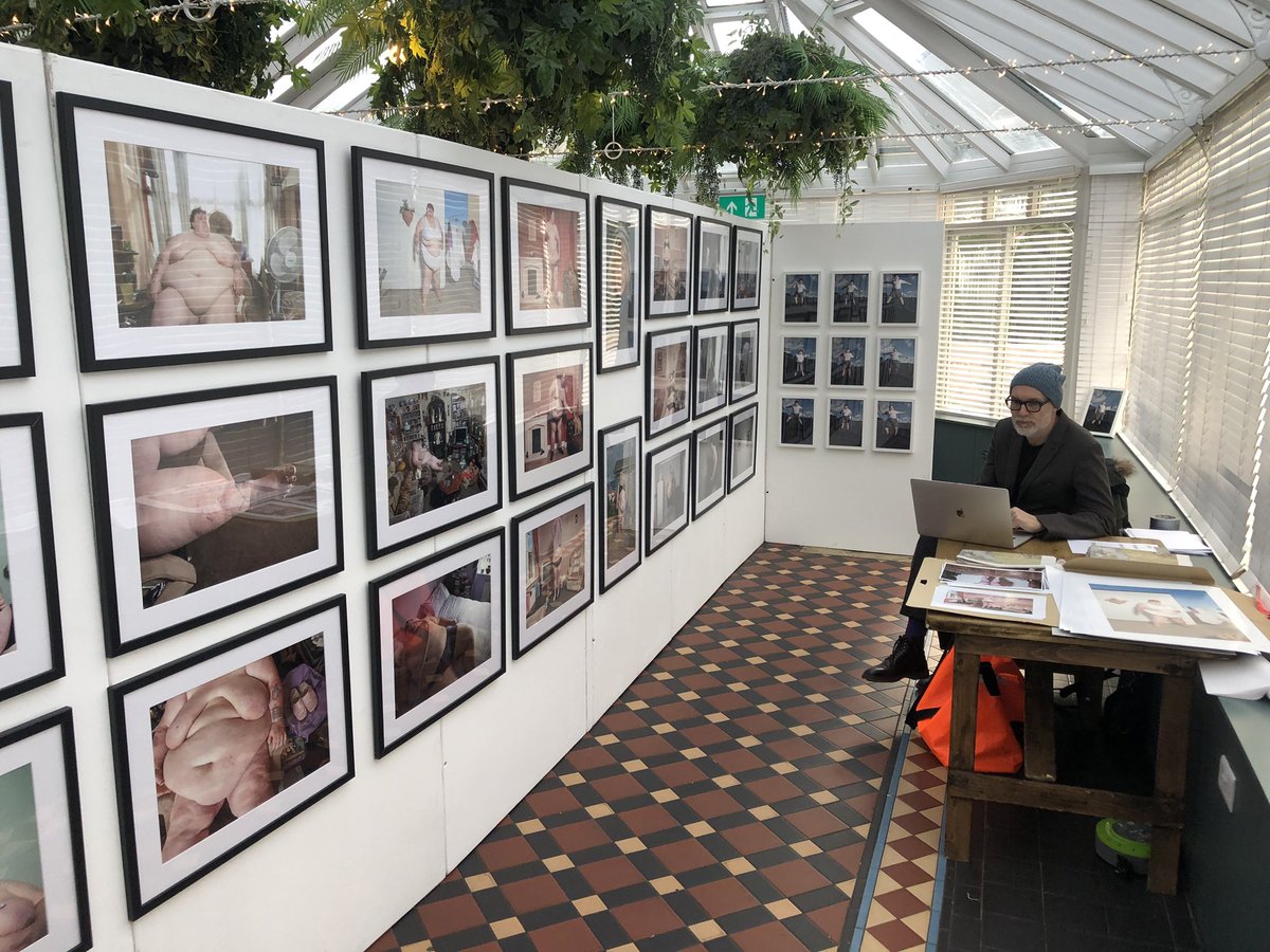 richardansett's tweet photo. Iโm here at @PhotoNorthFest1 4 and my area has become a safe space for sharing our stories of struggle with weight and mental health aswell as passionate debates about representation and access. ๐ #fat #obesity #mentalhealth #photography #art #talkart #talkphoto #exhibition https://t.co/FlrU0vuSmE