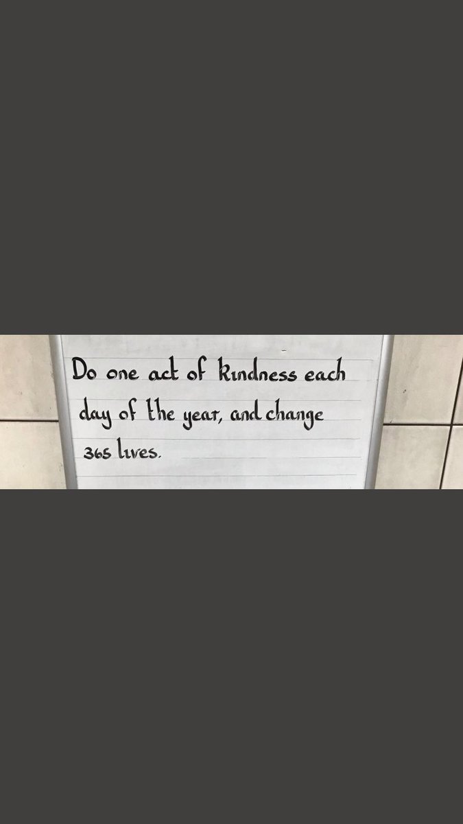 Reminder to myself - kindness makes the biggest difference to everyone’s wellbeing. Making more effort to be kinder ❤️