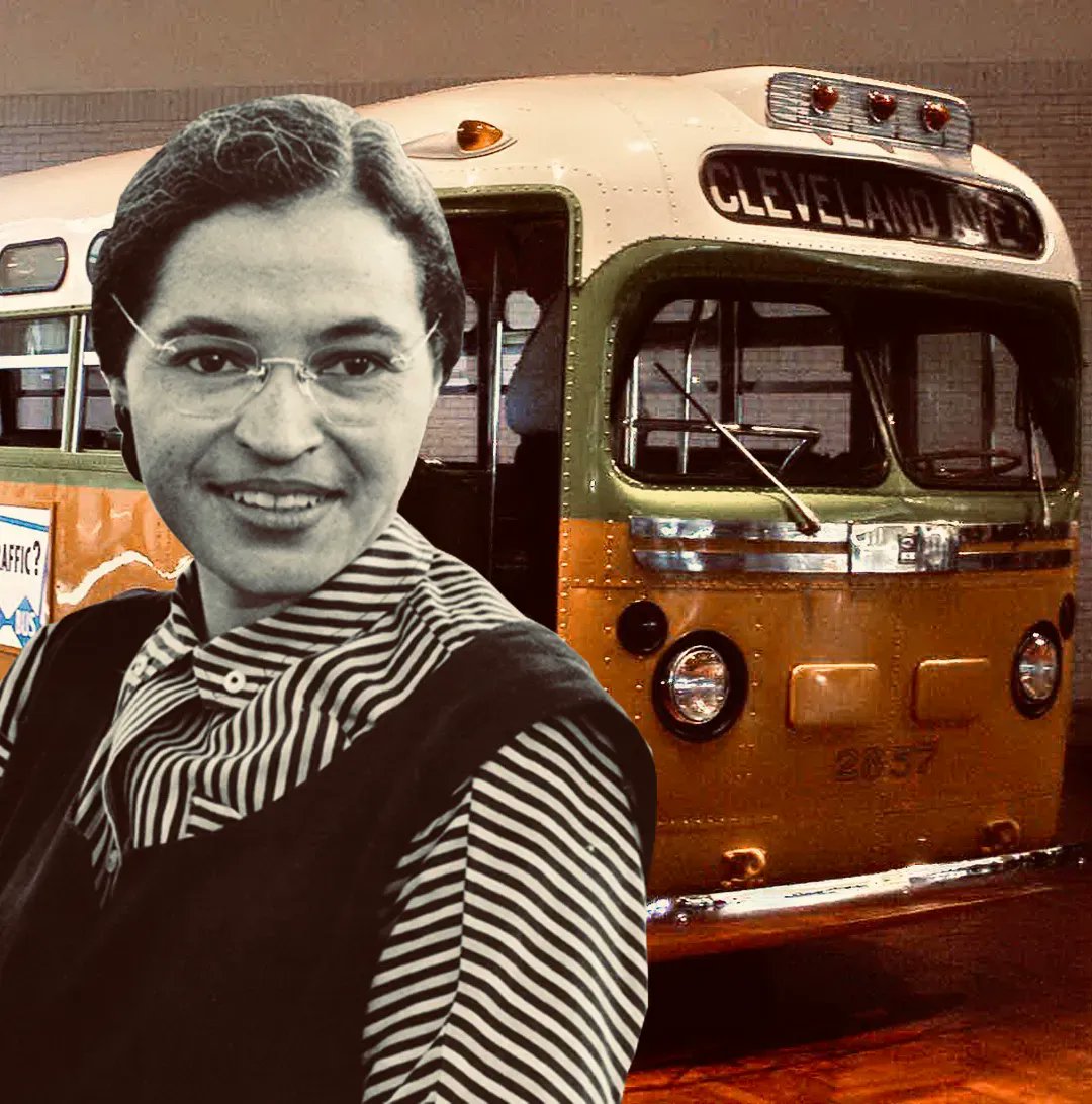 QModeES's tweet photo. El 1 de diciembre de 1955, Rosa Parks, subió al autobús 2857 en el centro de Montgomery. Aquel autobús se convirtió en el escenario de uno de los momentos más representativos de la lucha por los derechos civiles. 

Descubre la historia aquí >>>   https://t.co/okrss3c02f https://t.co/yFT3hQbvHp