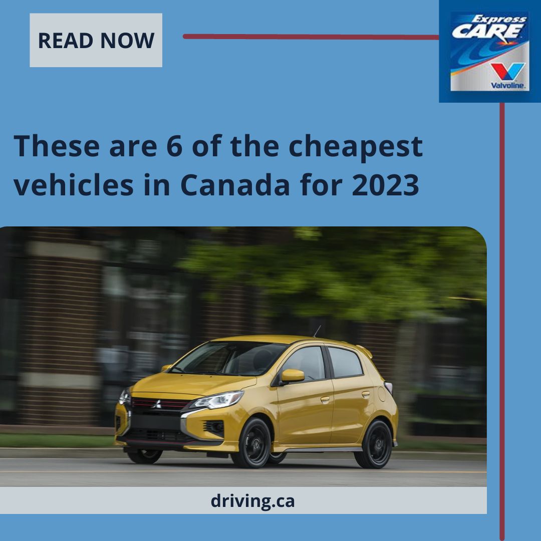 Across six segments, these are the easiest on your wallet, but not always fancy with features - ow.ly/mjhm50Nr6l2

#canada #cheapcars #cars #news #mustread #canadanews