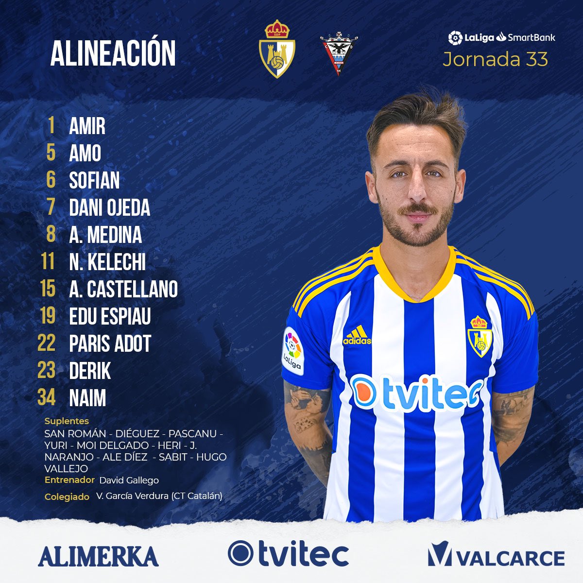 SDP_1922's tweet photo. ¡Ya tenemos nuestra alineación para el partido de hoy!⚔️🛡️
#PonferradinaMirandés 
#Adelanteyarriba
#100AñosDeportiva https://t.co/d1lUqr3j1V