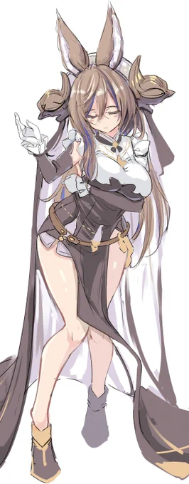 お久しぶりです。グラブルガチャルーレット回すだけ勢の妖怪です。属性全部盛りみたいな子がいたんでとりあえず描いときます。ガレヲンさん 