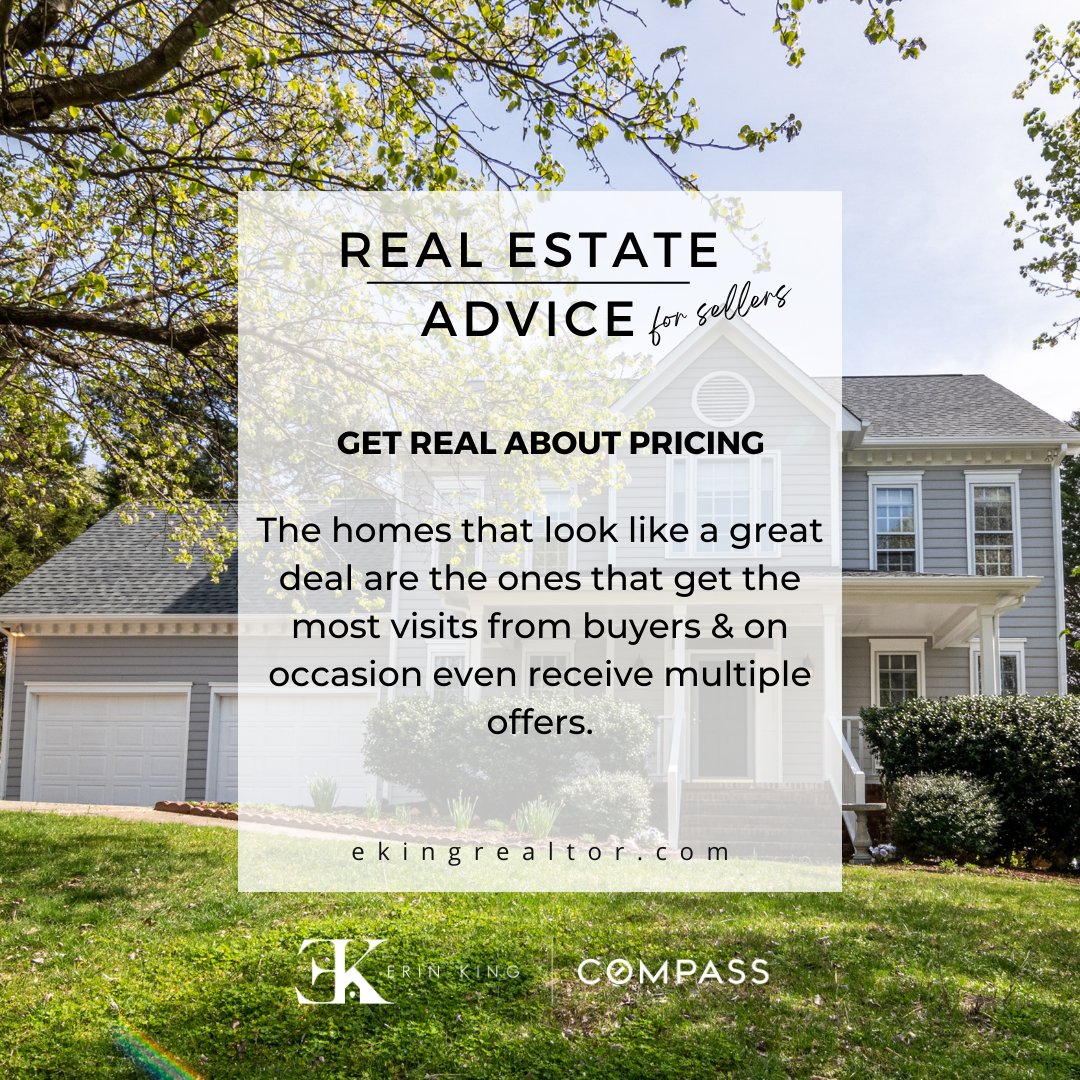 EKingRealtor's tweet photo. Real Estate Advice for sellers. 👀
GET REAL ABOUT PRICING

#realestateadvice #sellers #sundayadvice #tips #compassrealestate #erinkingrealtor #ekingrealtor #trustedagent #compass904 #jacksonville https://t.co/QMcV6Rj7KN
